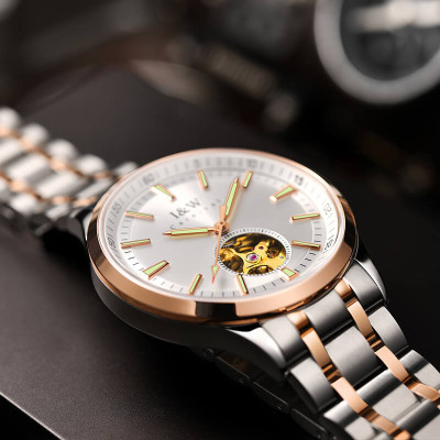 Đồng hồ nam chính hãng IW CARNIVAL IW590G-1 Kính sapphire ,chống xước,Chống nước ,Bảo hành 24 tháng,Máy cơ (Automatic),Dây kim loại thép không gỉ 316L,thiết kế lộ cơ 