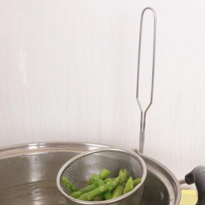 Combo muôi vớt/nhúng Echo Metal φ11,5cm + vợt lọc thực phẩm φ15cm làm từ inox cao cấp - nội địa Nhật Bản