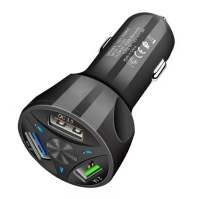 CÂY TẨU SẠC ĐIỆN THOAI 3 CỔNG TRÊN XE HƠI ÔTÔ MẪU MỚI CHẤT LƯỢNG 