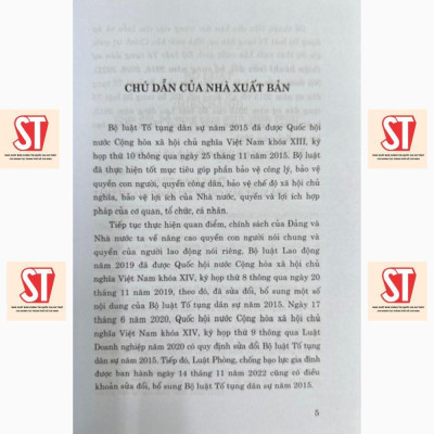 Sách - Bộ Luật Tố Tụng Dân Sự ( Sửa Đổi, Bổ Sung Năm 2019, 2020,2022) - NXB Chính Trị Quốc Gia