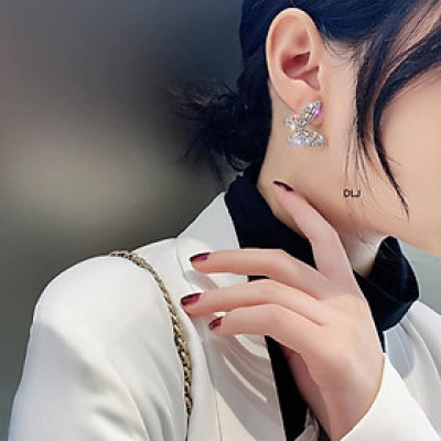 Bông tai bạc khuyên tròn thời trang chất liệu bằng bạc s925 MS0906