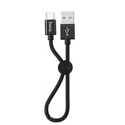 Cáp sạc nhanh 3A truyền dữ liệu Hoco X35 kết nối Type-C dây dù siêu bền dài 25CM cho Android ( 2 màu ) - Hàng chính hãng