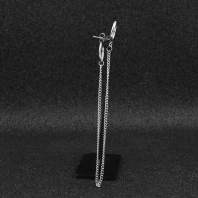 Bông tai nam nữ chữ I idol đẹp độc lạ