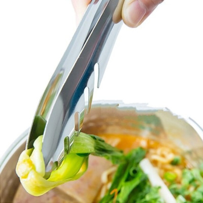 Kẹp Gắp Salad Thức Ăn Inox 1 Bên Răng Thương Hiệu Echo Cao Cấp