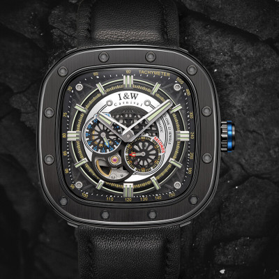 Đồng Hồ Nam I&W Carnival 666G1 Chính Hãng Full Box Chống Nước Kính Chống Xước Dây Da Cao Cấp BH 24T (Máy Cơ Tự Động)