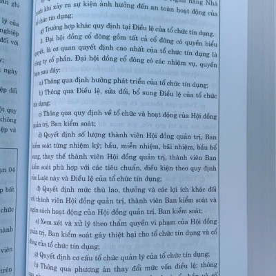 Bình luận Luật Các tổ chức tín dụng năm 2024