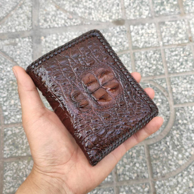 Ví Đứng Gù Cá Sấu Nguyên Con 2 Mặt Rất Đẹp VS2V1N1