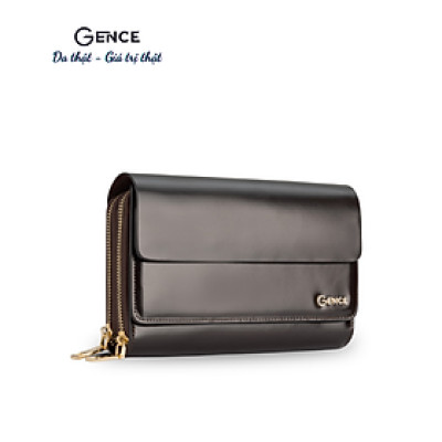 Ví Cầm Tay Nam Gence Da Bò Box Cao Cấp HT01