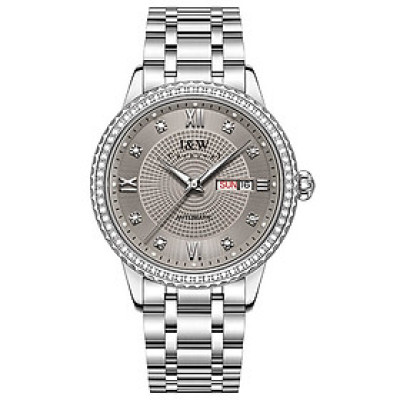 Đồng hồ nam chính hãng IW CARNIVAL IW615G-2 Kính sapphire ,chống xước ,Chống nước 50m ,Bảo hành 24 tháng,Máy cơ (Automatic),dây kim loại thép không gỉ 316L, thiết kế đơn giản dễ đeo