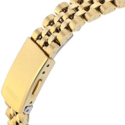 Đồng Hồ Nữ Citizen Đính Đá Swarovski Dây Thép Không Gỉ EU6062-50P - Mặt Vàng