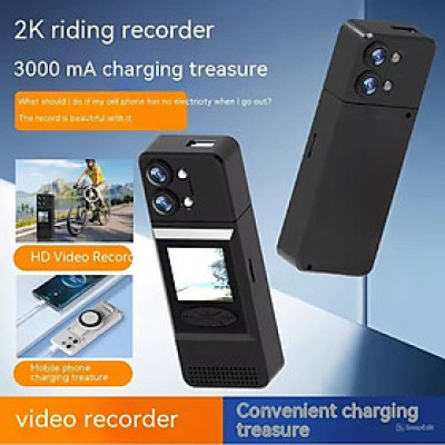 ROGTZ Máy Quay Phim Hành Động Thể Thao Đeo Trên Người, Camera Góc Rộng 2K, Màn Hình 1,5 inch, Ống Kính Xoay 180 Độ Action A3 - Hàng Nhập Khẩu