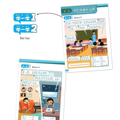 Sách tiếng Trung Quốc 4 - Sách bài học Tập 1 & 2
