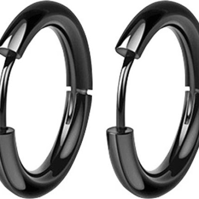 Bộ Bông tai nam inox khuyên tròn 16mm BT233 - 2 chiếc