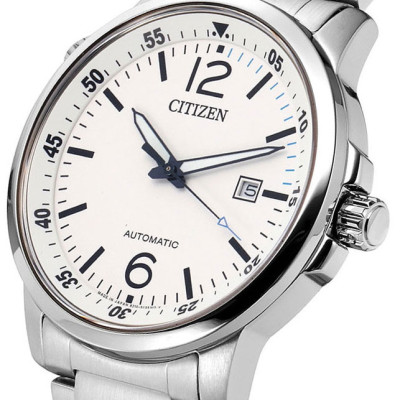 Đồng Hồ Nam Citizen Dây Thép Không Gỉ NJ0070-53A - Mặt Trắng (Sapphire)