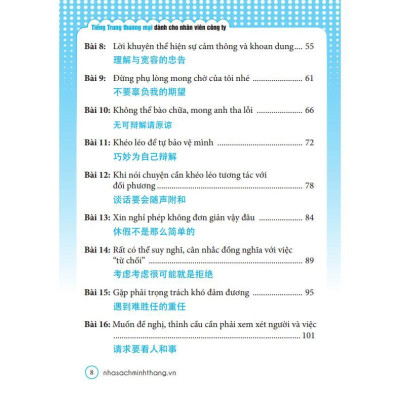 Sách - Tiếng Trung Thương Mại Dành Cho Nhân Viên Công Ty - Minh Thắng