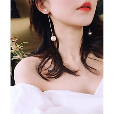 Bông Tai Ngọc Trai phối nhỏ to Hot Trend