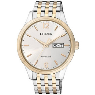 Đồng Hồ Nam Citizen Dây Thép Không Gỉ NH7504-52A - Mặt Trắng (Sapphire)