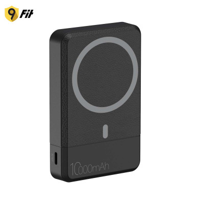 Sạc dự phòng 9FIT Pro Mag 10,000mAh /3.85V 9PP10K05B, hỗ trợ sạc không dây - Hàng chính hãng