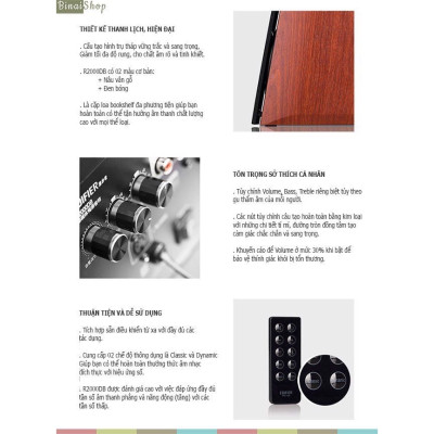 Loa Bluetooth Edifier R2000DB (120W) - Hàng Nhập Khẩu