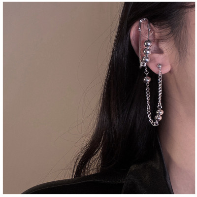 Bông tai Titan unisex dáng dây chuyền phóng khoáng bứt phá mọi phong cách