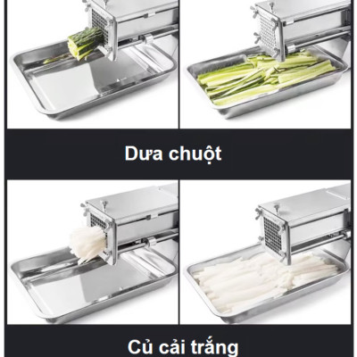 Máy cắt khoai tây, khoai lang và các loại củ kiểu Pháp - Chuyên nghiệp. Thương hiệu Mỹ cao cấp Septree - T1000. HÀNG CHÍNH HÃNG