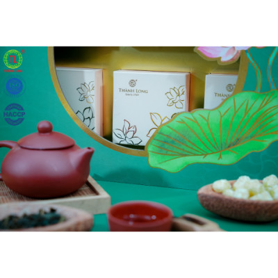 Bộ Hộp Bánh Trung Thu Lộc Phúc - Thành Long - 6 Bánh 1 Trứng 