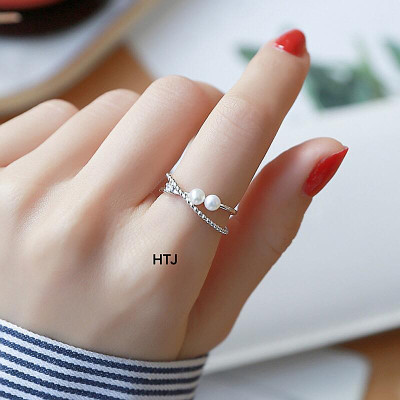 Nhẫn bạc nữ mặt trái tim chất liệu bằng bạc s925 MS0554