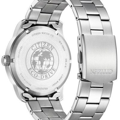 Đồng Hồ Nam Citizen Dây Thép Không Gỉ BM8550-81E - Mặt Đen