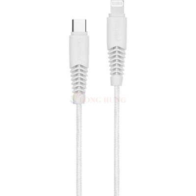 Cáp USB Type-C to dành cho iP Philips MFI 1m DLC5541V/97 - Hàng chính hãng