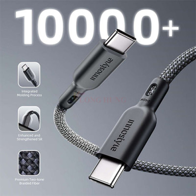 Cáp Innostyle PowerNova USB-C to USB-C 1.5M 240W ICC240 - Hàng chính hãng