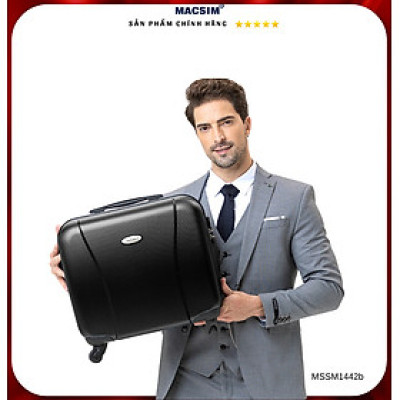 Vali cao cấp Macsim Smooire MSSM1442-b cỡ 16 inch màu đen - Hàng loại 1