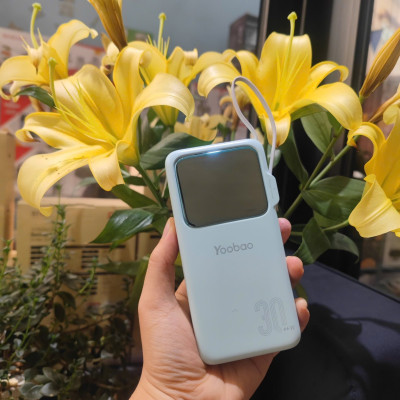 Pin Sạc Dự Phòng Yoobao Q22 Pro 20000mAh chuẩn 3C CCC - Sạc Nhanh PD30W, QC3.0 và SCP22.5W - Hàng chính hãng