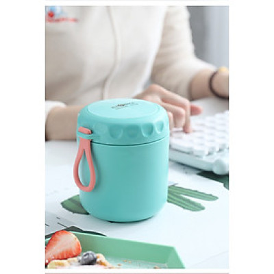 Cốc Giữ Nhiệt INOX 304 Đựng Soup Cháo 430ml-Dru-hàng chính hãng