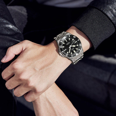 Đồng hồ nam chính hãng IW Carnival IW726G-4 ,Kính sapphire,chống xước,Chống nước30m,BH24 tháng,Máy điện tử(pin),dây da