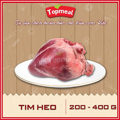 HCM - Tim heo (250-400g) - Thích hợp với các món xào rau củ hoặc nấu cháo - [Giao nhanh TPHCM]