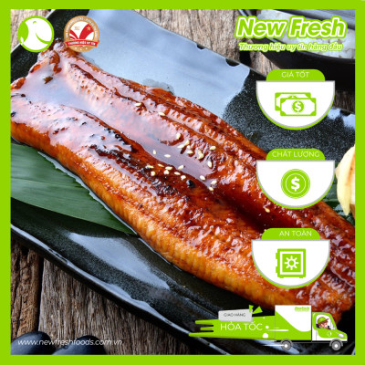 [GIAO NHANH HCM] Lươn Nướng Nissi Nhật Bản đã tẩm nước sốt - Miếng 200Gr