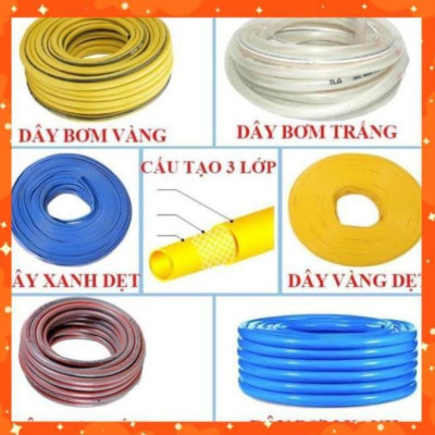 Bộ dây và vòi xịt  tăng áp rửa xe tưới cây 20M (cút đồng nối nhựa đen) 206817