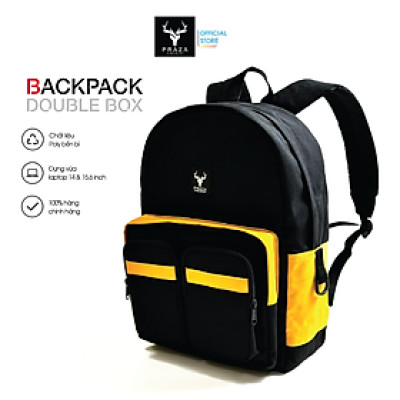 Balo Thời Trang DOUBLE BOX Phối Màu Phù Hợp Cho Cả Nam Nữ Cao Cấp PRAZA - BL205