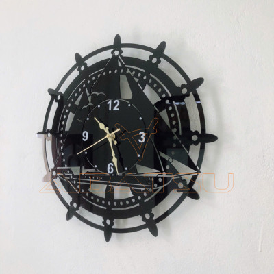 ( Bảo hành 3 năm) Đồng Hồ Treo Tường Thuận Buồm Xuôi Gió – Mang May Mắn Vào Nhà