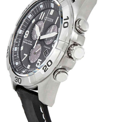 Đồng Hồ Nam Citizen Dây Da BL5551-14H - Mặt Xám