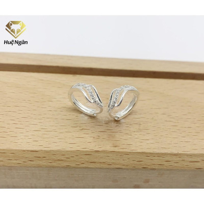Bông tai bạc Ý 925 Huệ Ngân - Nơ xinh RYE140338