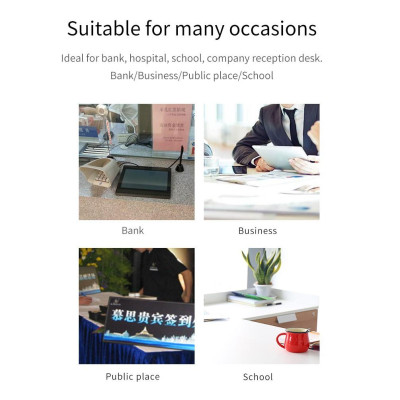 3 cái Bút Bi Để Bàn 0,7mm Mực Đen/Xanh -BAOKE/TB780