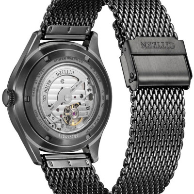 Đồng Hồ Citizen C7 Dây Thép Không Gỉ NH8397-80H - Mặt Đen