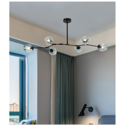 Đèn chùm thả RIO TOURFANG 8 bóng - 10 bóng cao cấp đặc biệt sang trọng trong không gian phòng khách,sảnh khách sạn