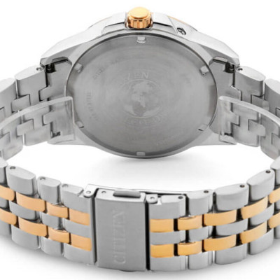 Đồng Hồ Nam Citizen World Time Eco-Drive BX1006-85E (41mm) - Dây Kim Loại - Kính Sapphire - Mặt Đen