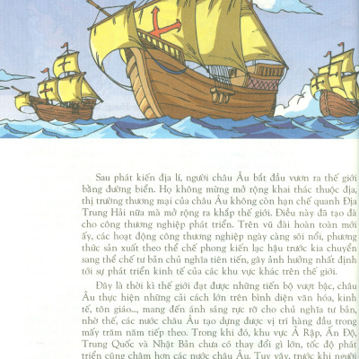 Lược Sử Thế Giới Bằng Tranh, Tập 7: Văn Hóa Phục Hưng Và Chinh Phục Các Vùng Đất Mới (Bản in màu - Tái bản 2023)