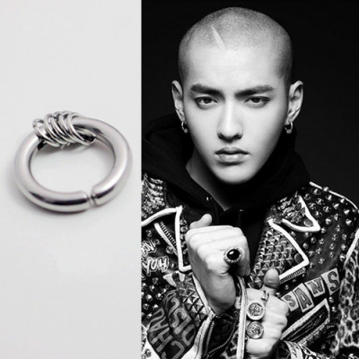 Bộ bông tai kẹp BT326 - Màu bạc