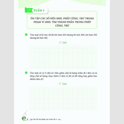 Sách - Bài Tập Bổ Trợ Nâng Cao Toán - Lớp 3 Tập 1 - MCBooks