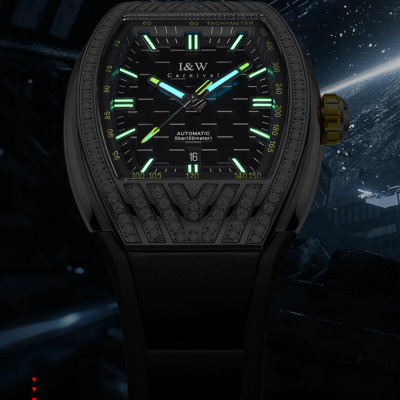 Đồng hồ nam chính hãng IW Carnival IW727G-4 ,kính sapphire,chống xước,chống nước 50m,Bh 24 tháng,máy cơ (automatic)