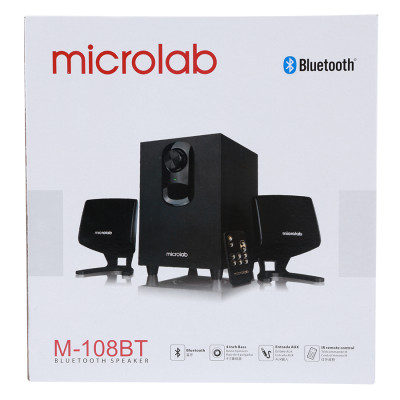 Loa Bluetooth Microlab M-108BT - Hàng Chính Hãng